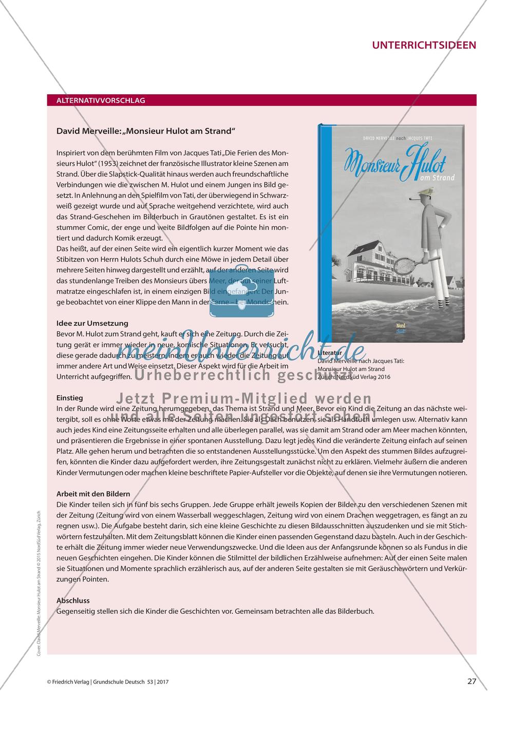 Geschichten ohne Buchstaben - Literatur sehen: Sprachbildung mit textfreien Bilderbüchern Preview 4
