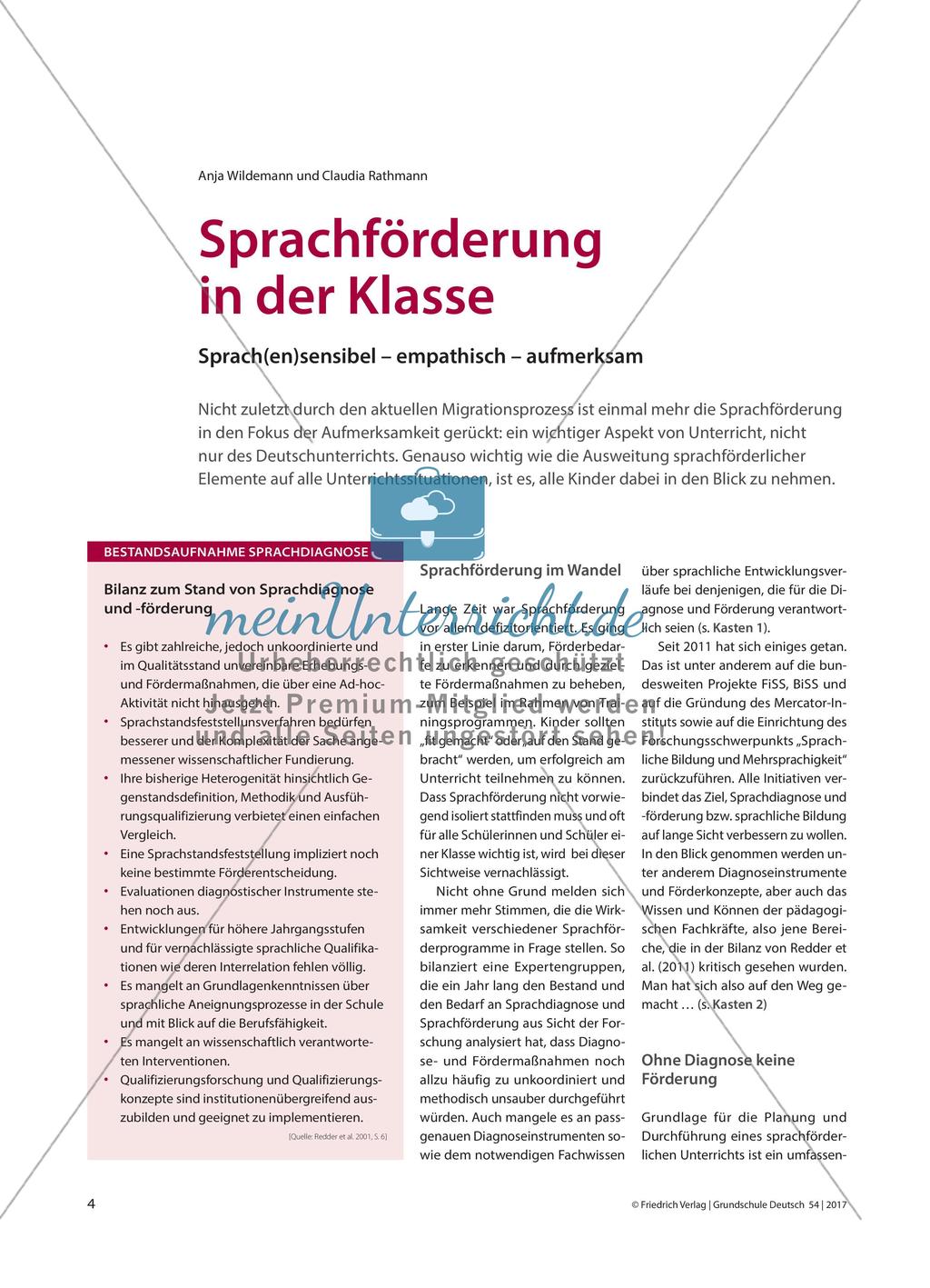 Sprachförderung in der Klasse: Sprach(en)sensibel – empathisch – aufmerksam Preview 1