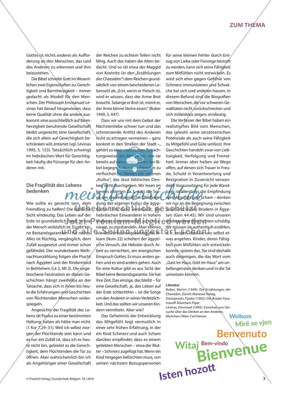 Flucht und Vertreibung in der Bibel Preview 2
