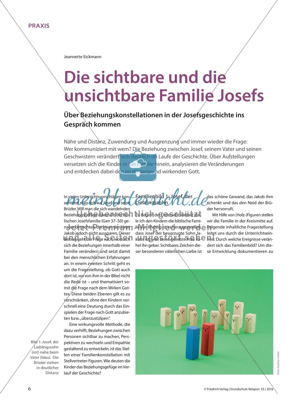 Beziehungskonstellationen in der Josefsgeschichte Preview 1