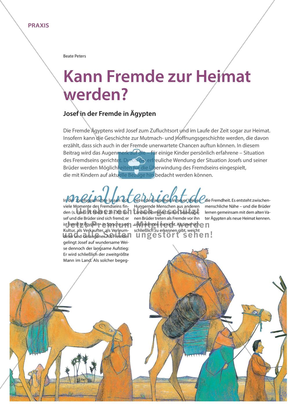 Josef in der Fremde in Ägypten Preview 1