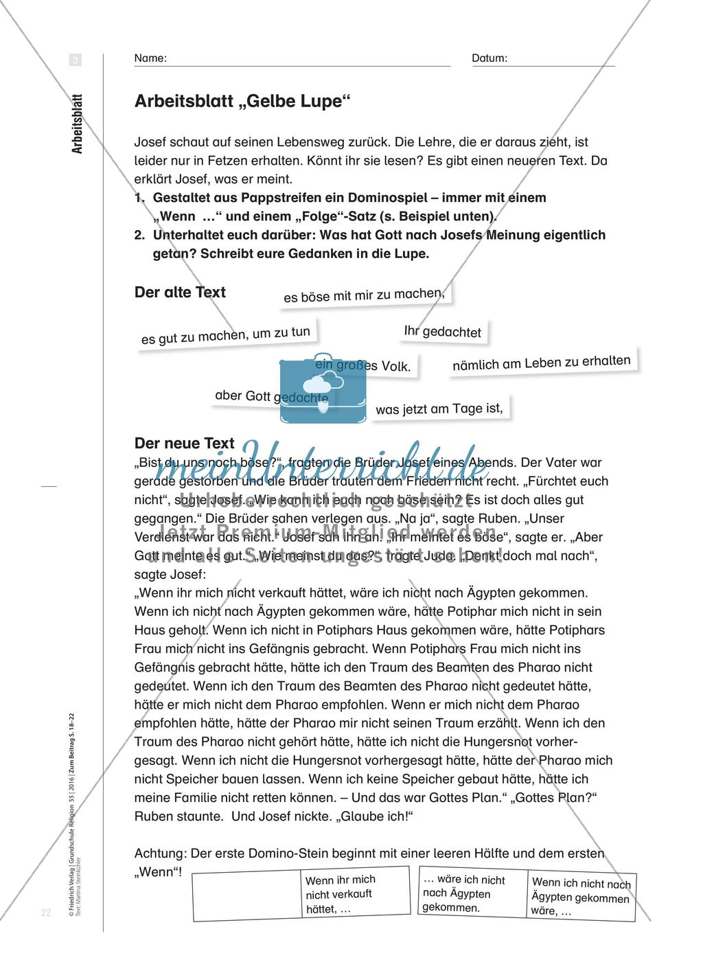 Auf der Suche nach Gott in der Josefsgeschichte Preview 5