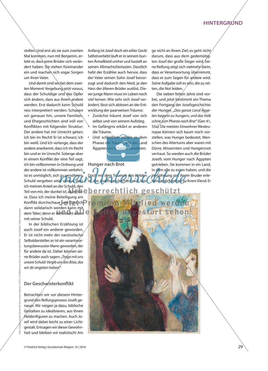 Thematische Schwerpunkte der Josefgeschichte Preview 2