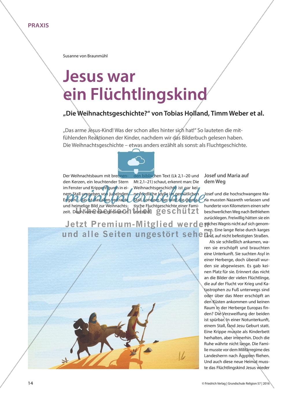 Jesus war ein Flüchtlingskind - „Die Weihnachtsgeschichte?“ von Tobias Holland, Timm Weber et al. Preview 1