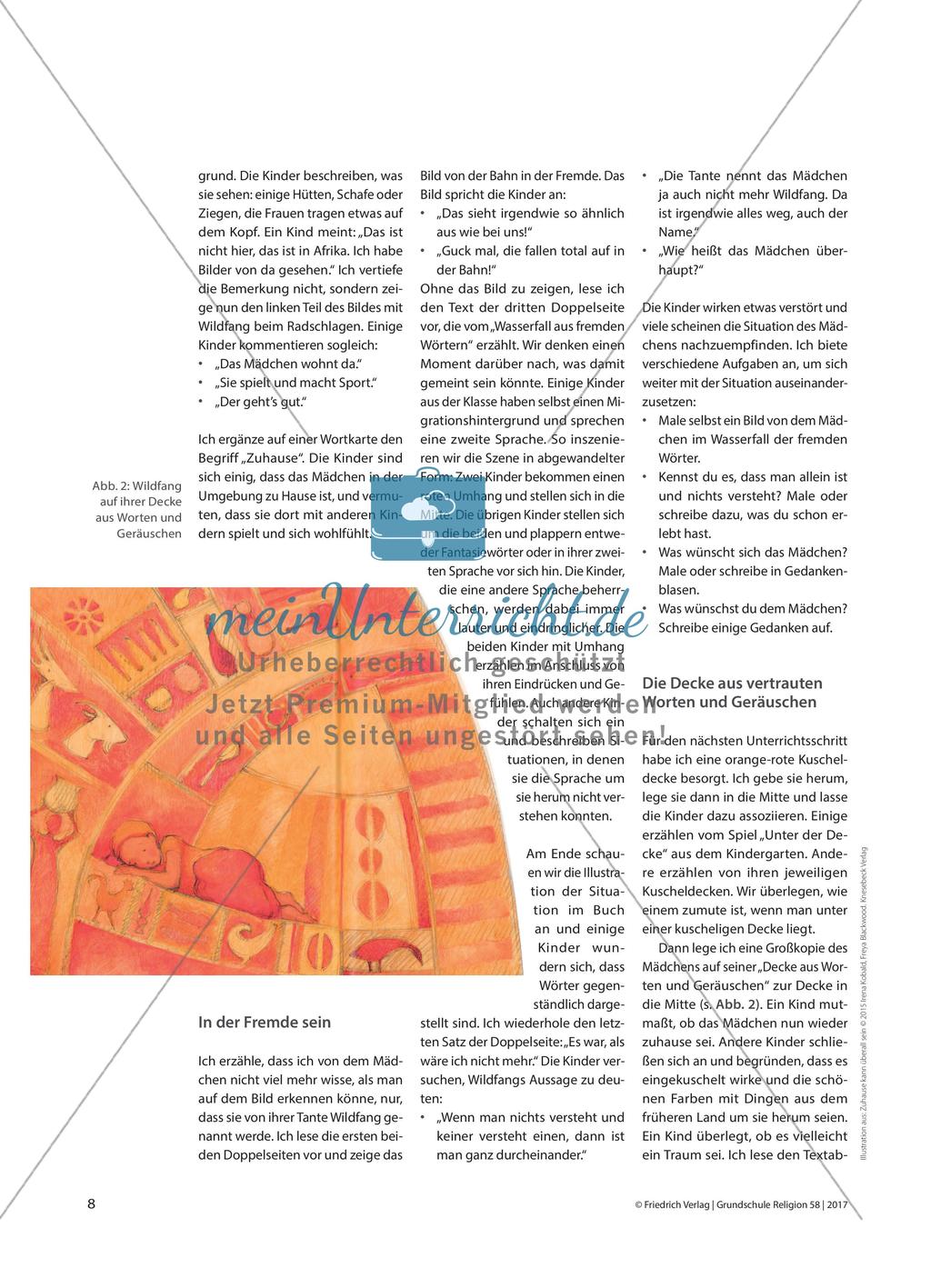 Zuhause kann überall sein - Mit einem Bilderbuch über Fremdheit und Zuhausesein nachdenken Preview 3