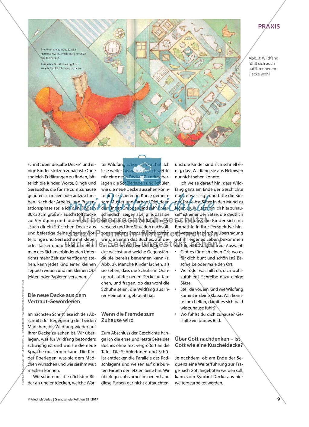 Zuhause kann überall sein - Mit einem Bilderbuch über Fremdheit und Zuhausesein nachdenken Preview 4