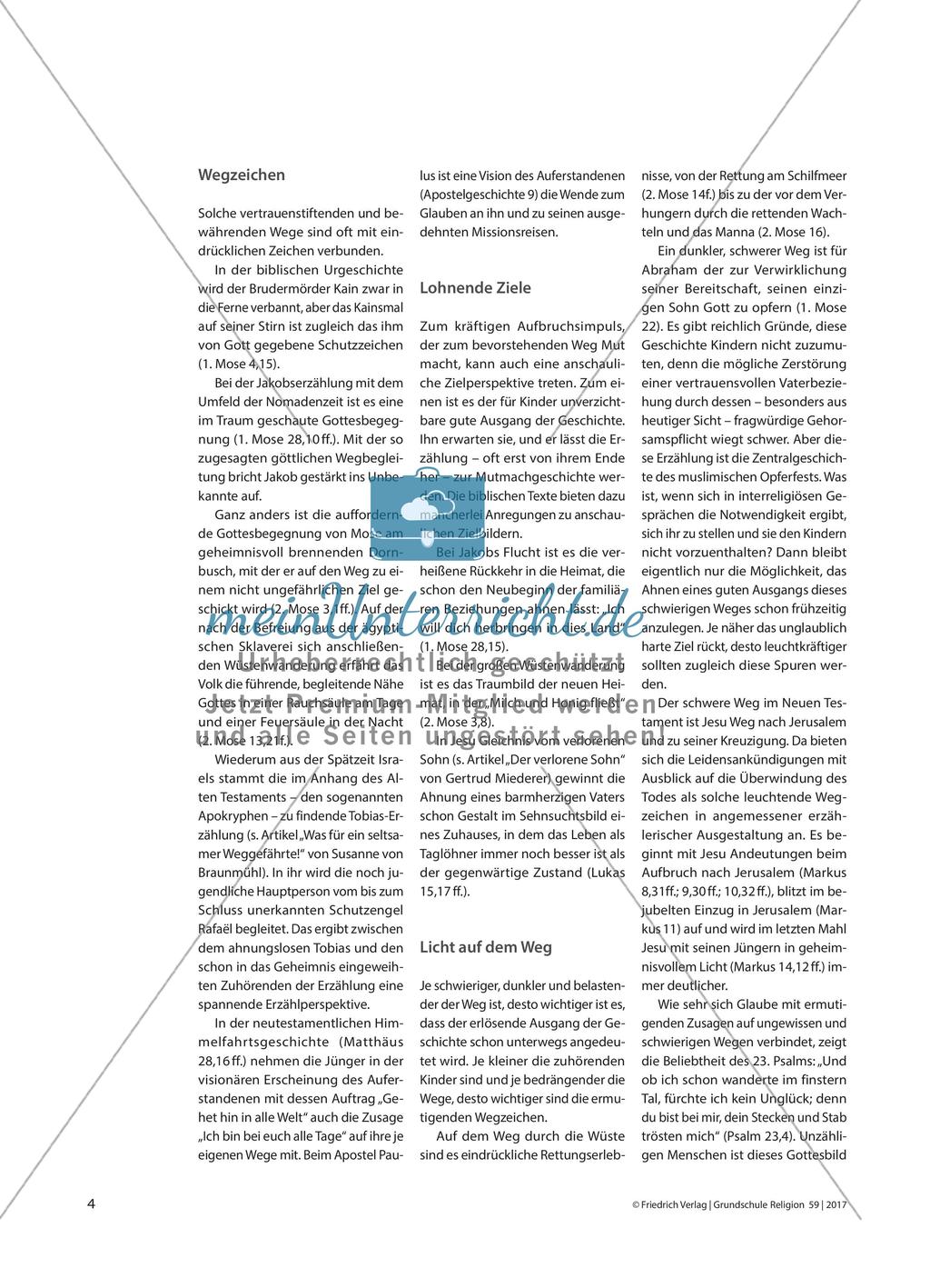 Mach dich auf den Weg! - Weg-Geschichten in der Bibel Preview 3