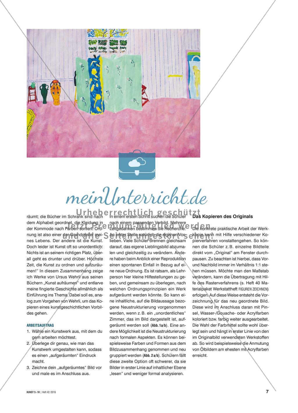 Kunst aufräumen - Ein Gemälde kopieren und nach bestimmten Kriterien ordnen Preview 2