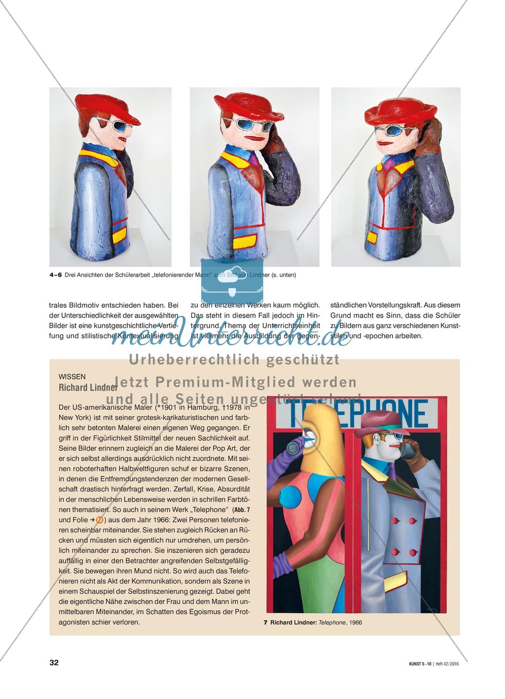 Aus dem Bild getreten - Figuren oder Gegenstände aus Gemälden plastisch kopieren Preview 3