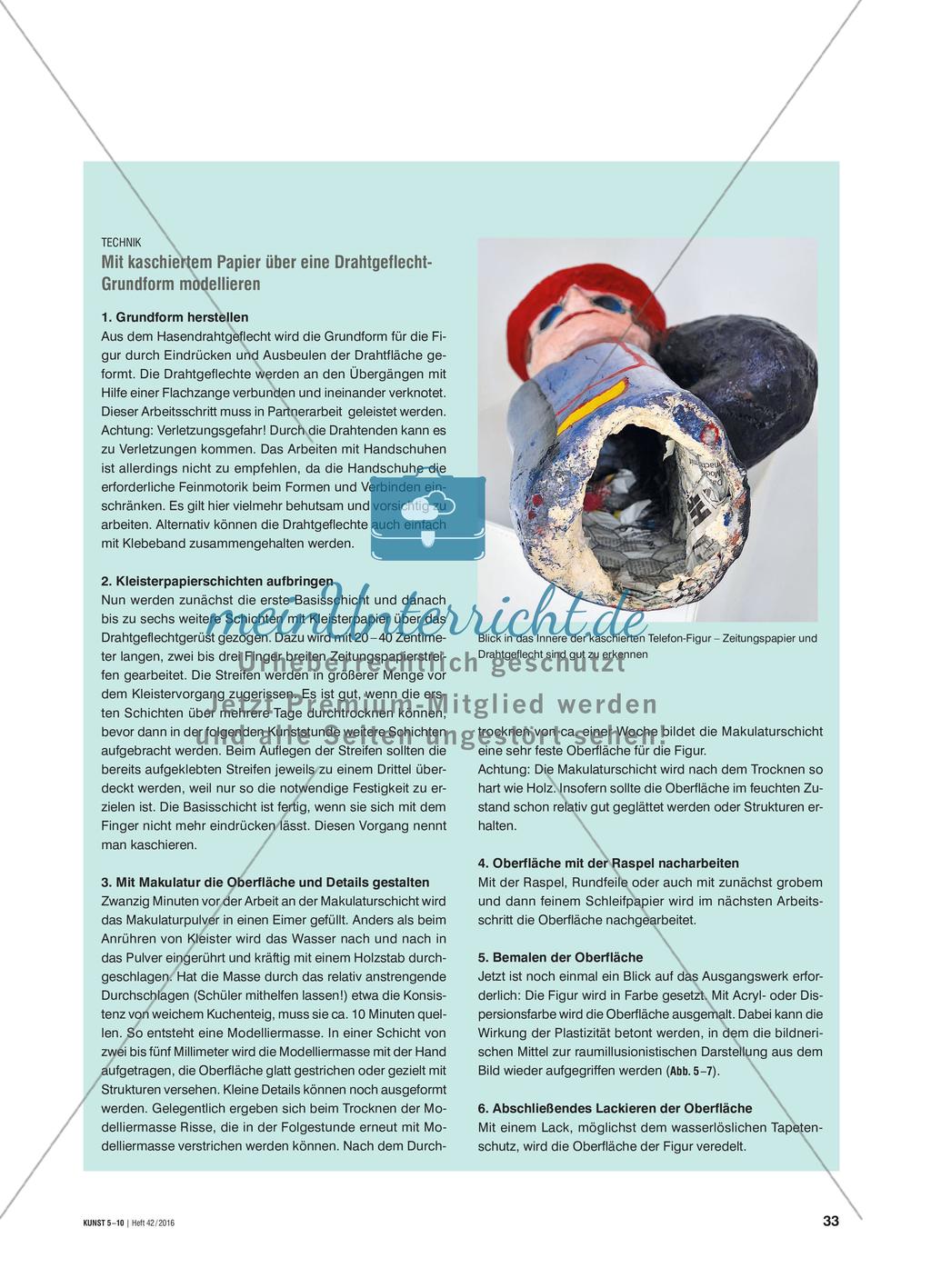 Aus dem Bild getreten - Figuren oder Gegenstände aus Gemälden plastisch kopieren Preview 4