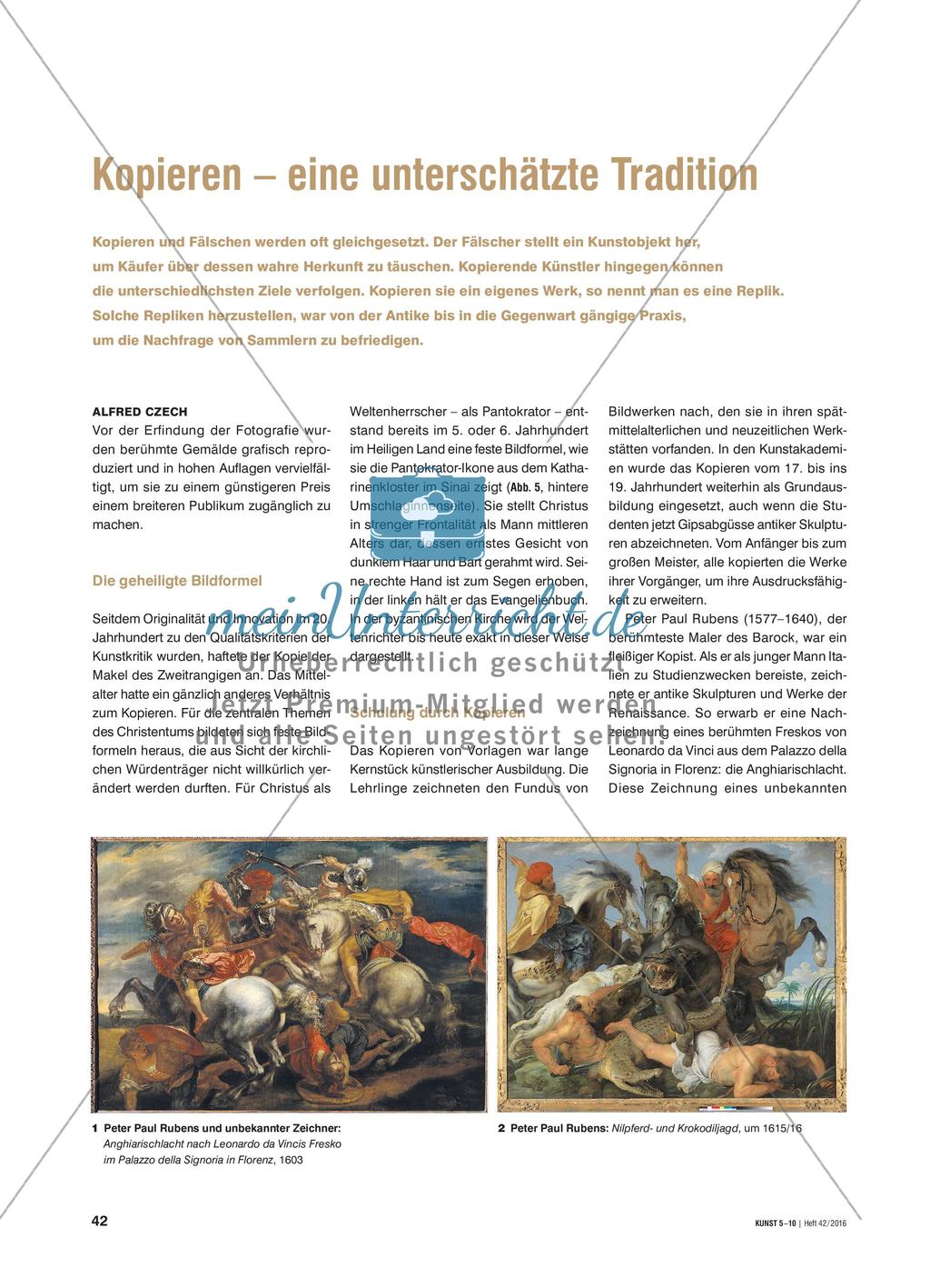 Kopieren – eine unterschätzte Tradition Preview 1