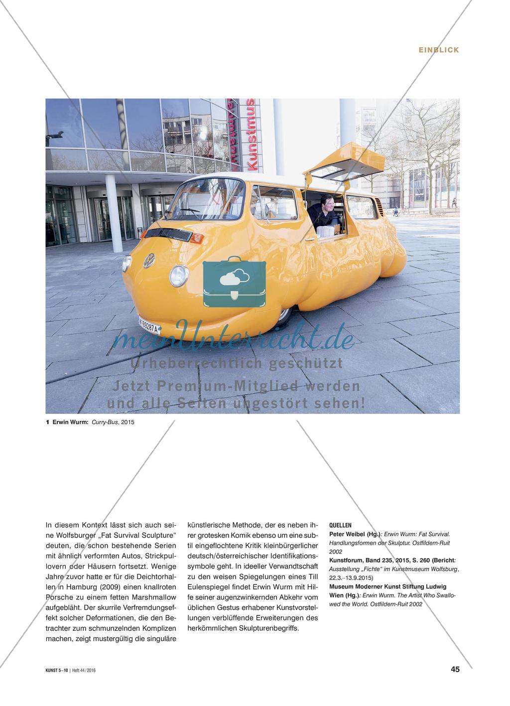 Erwin Wurm: „Der fette Würstlstand“ Preview 2
