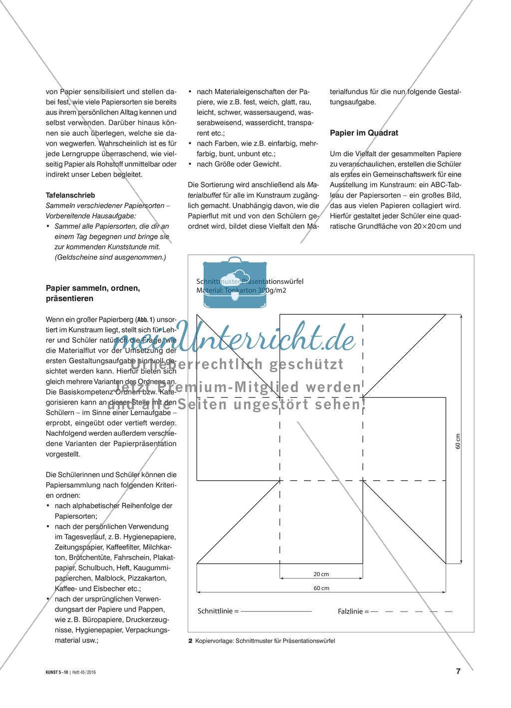 Papier mal anders - Materialerkundung eines Alltagsproduktes Preview 2