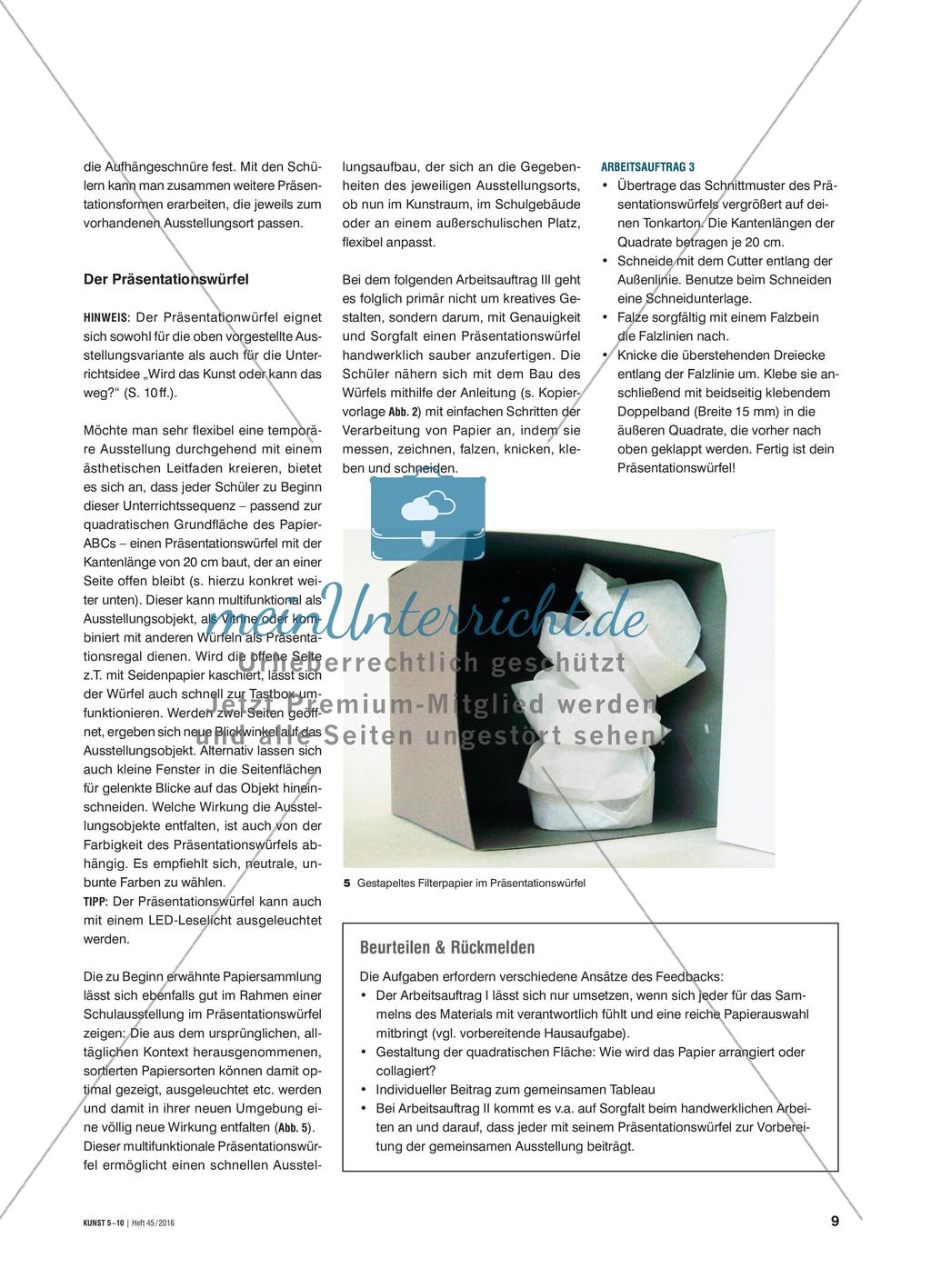 Papier mal anders - Materialerkundung eines Alltagsproduktes Preview 4