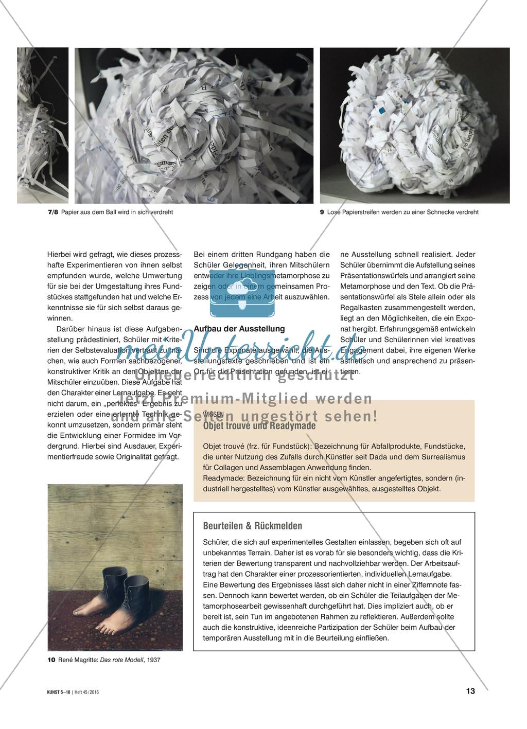 Wird das Kunst oder kann das weg? - Papiermetamorphosen Preview 4