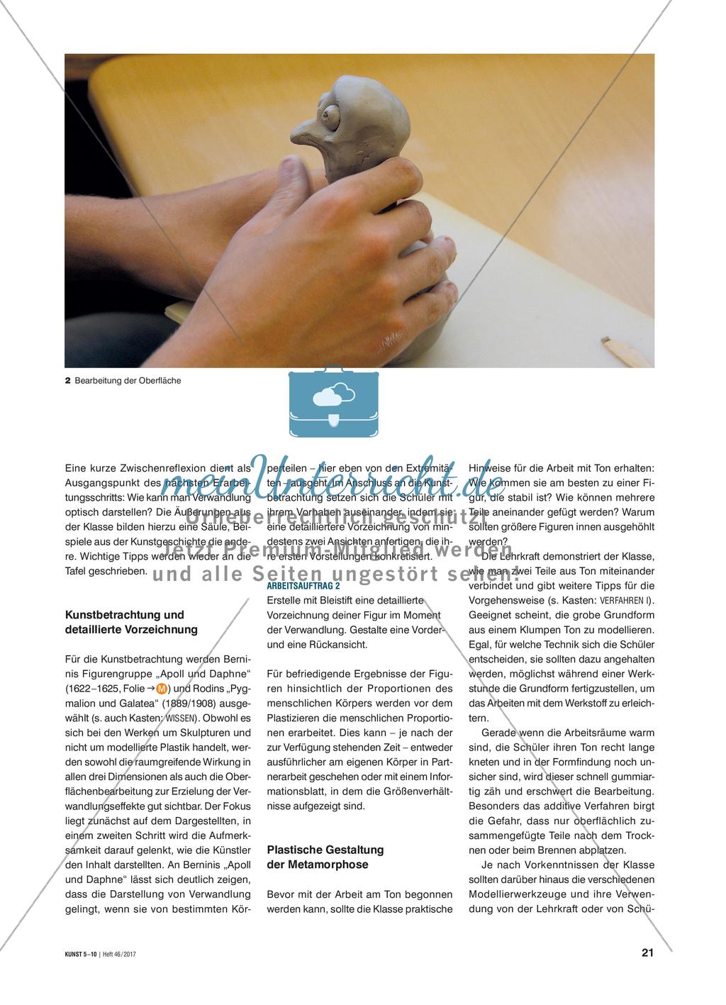 Das Tier in mir - Darstellung einer Metamorphose mit Ton Preview 2
