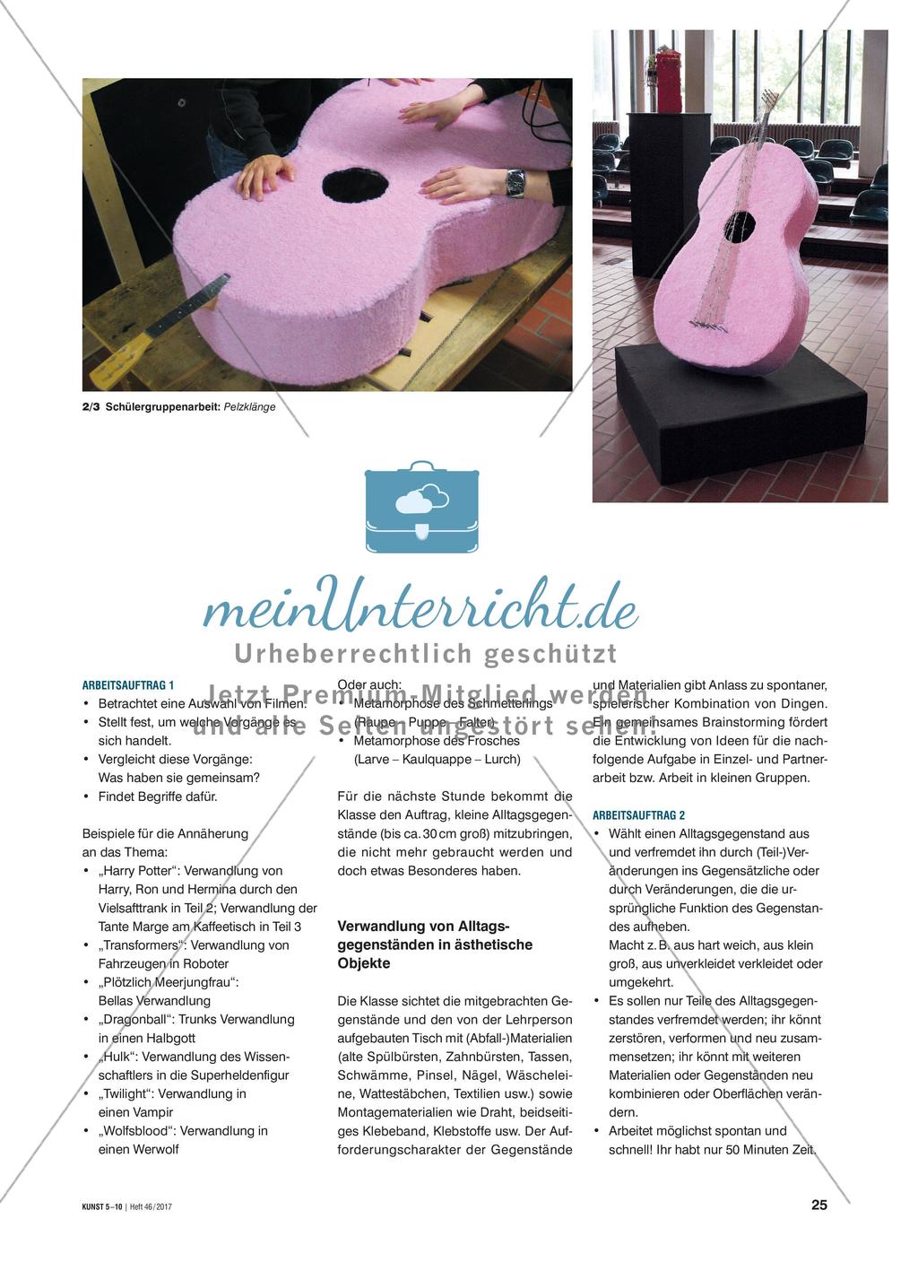 Wandlungen eines Gebrauchsgegenstands - Plastische Objektveränderungen Preview 2