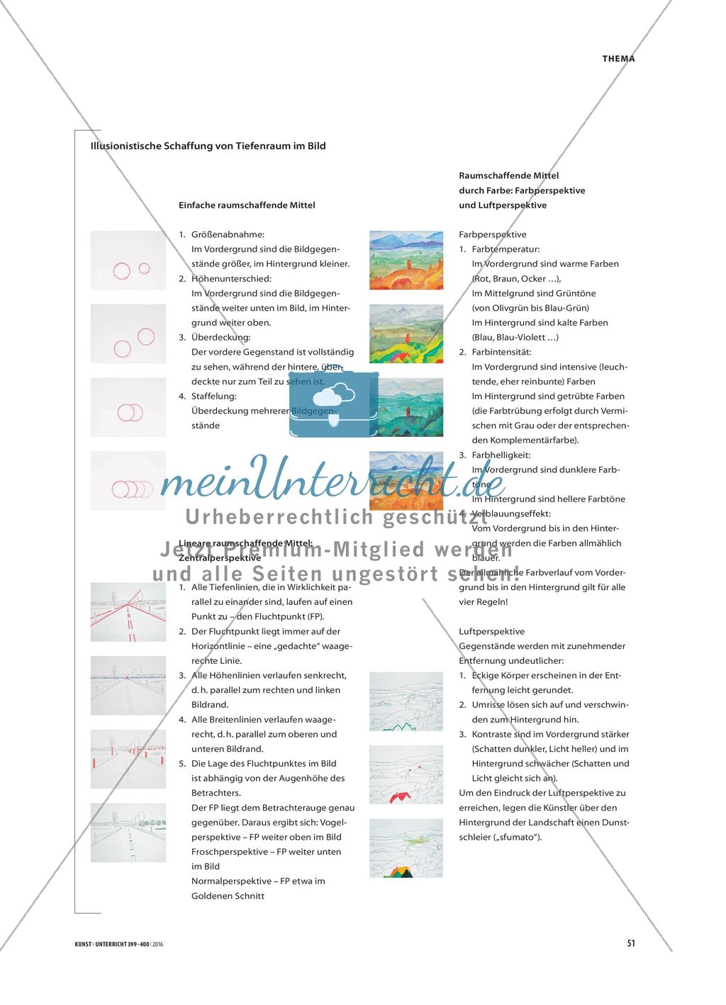 Ich und meine Landschaft - Sehnsuchtsbilder: Einstiegsaufgabe, Lernaufgaben, Überprüfungsaufgabe Preview 6