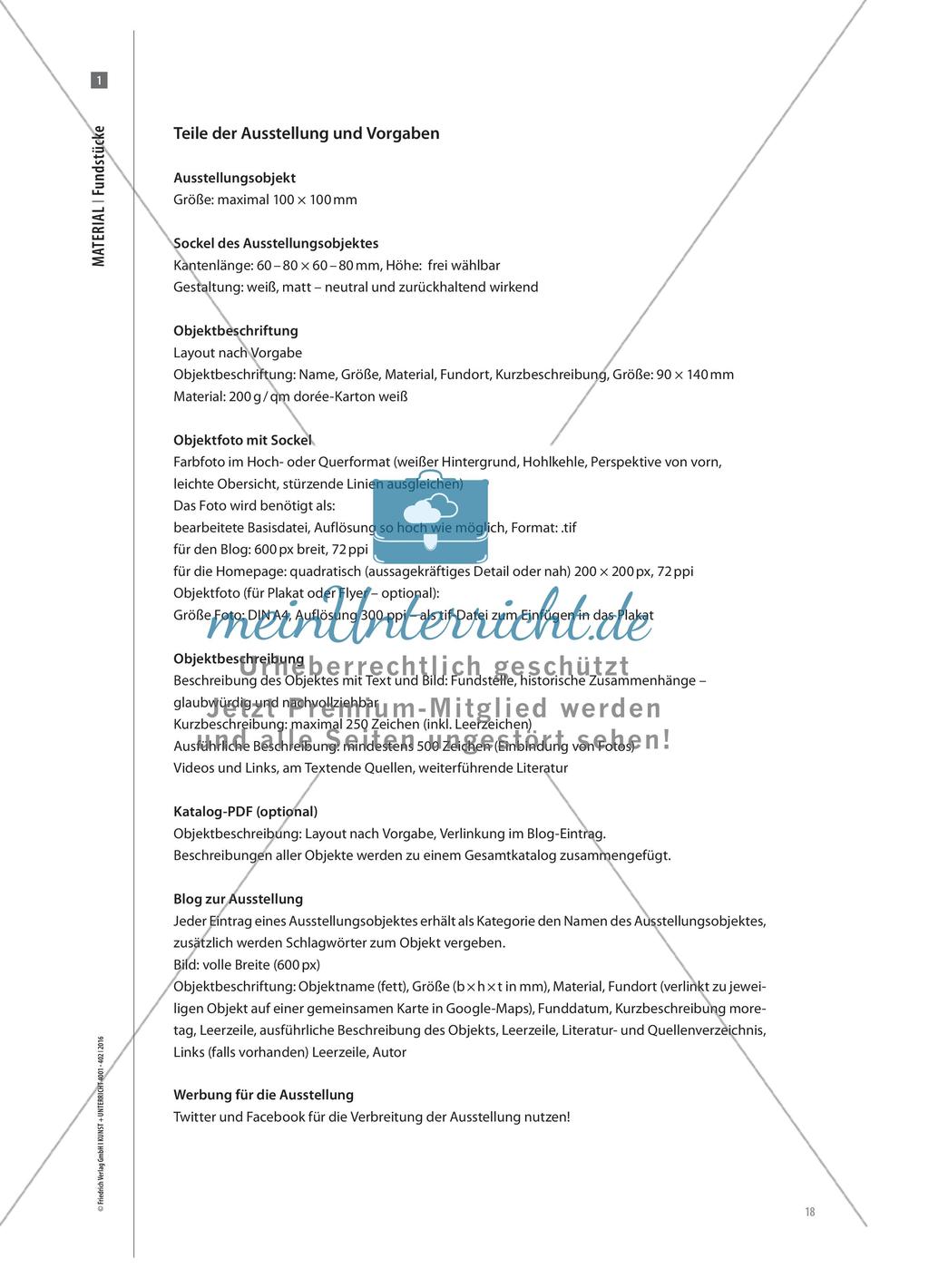 „Fundstücke“ - Ein digital-analoges Ausstellungsprojekt Preview 7