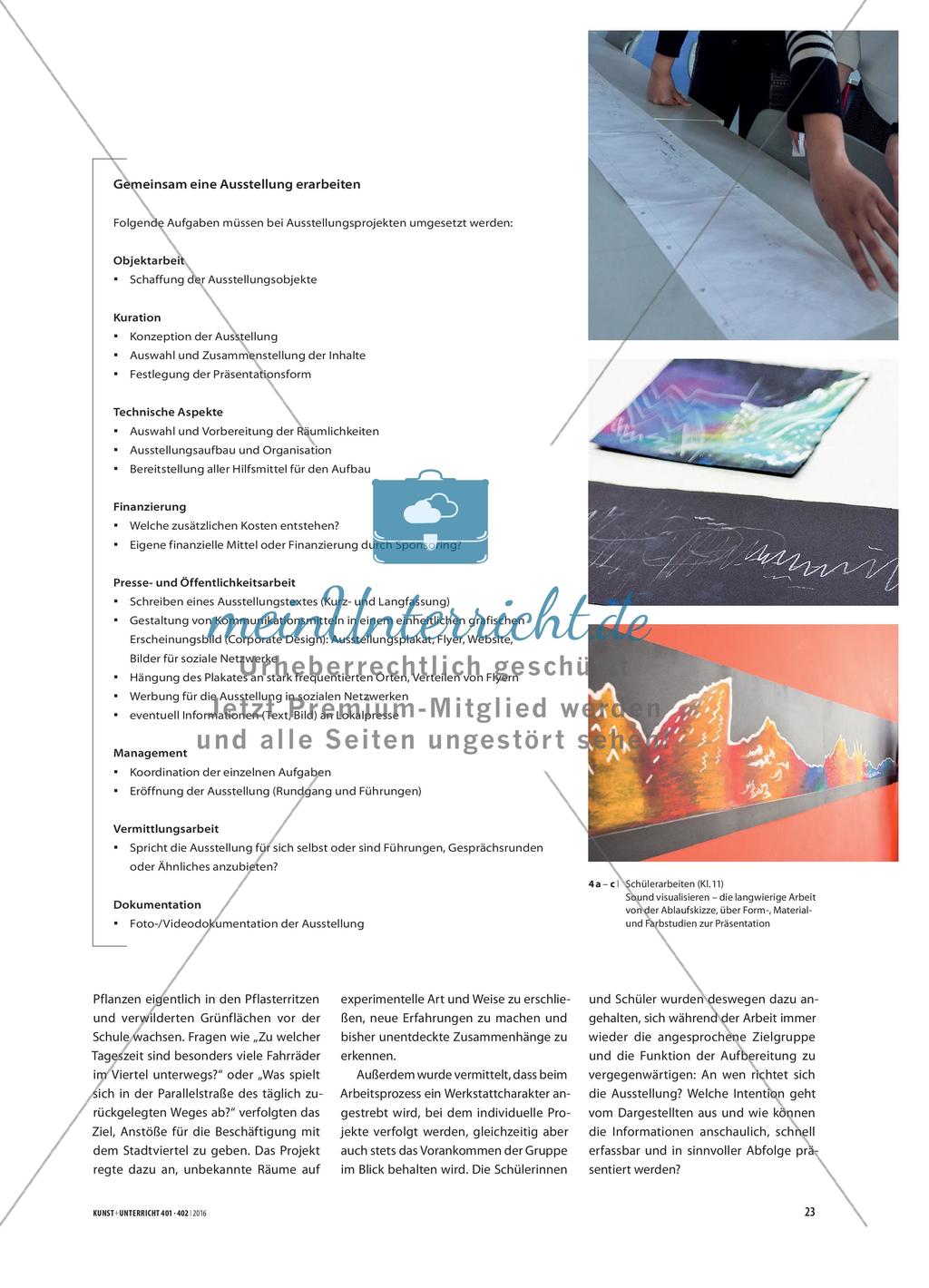 Ausstellung Stadtteilforschung - Künstlerisch-ästhetische Untersuchung des direkten Lebensumfeldes Preview 3