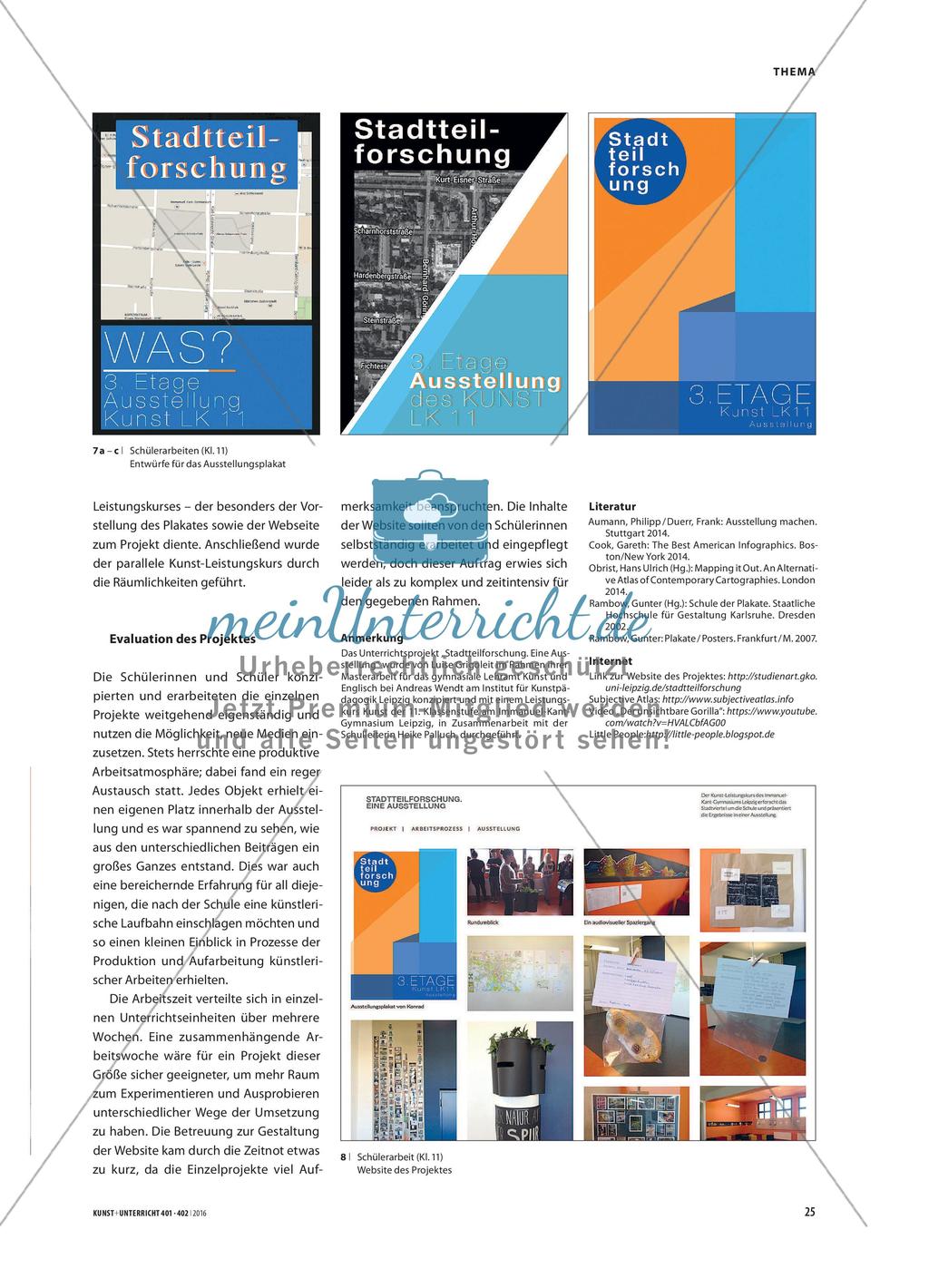 Ausstellung Stadtteilforschung - Künstlerisch-ästhetische Untersuchung des direkten Lebensumfeldes Preview 5