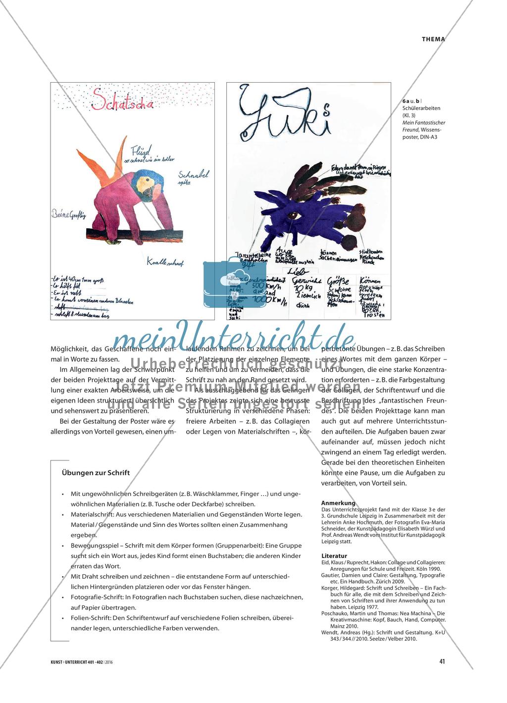 Mein fantastischer Freund - Eine Informationsgrafik als Wissensposter Preview 4