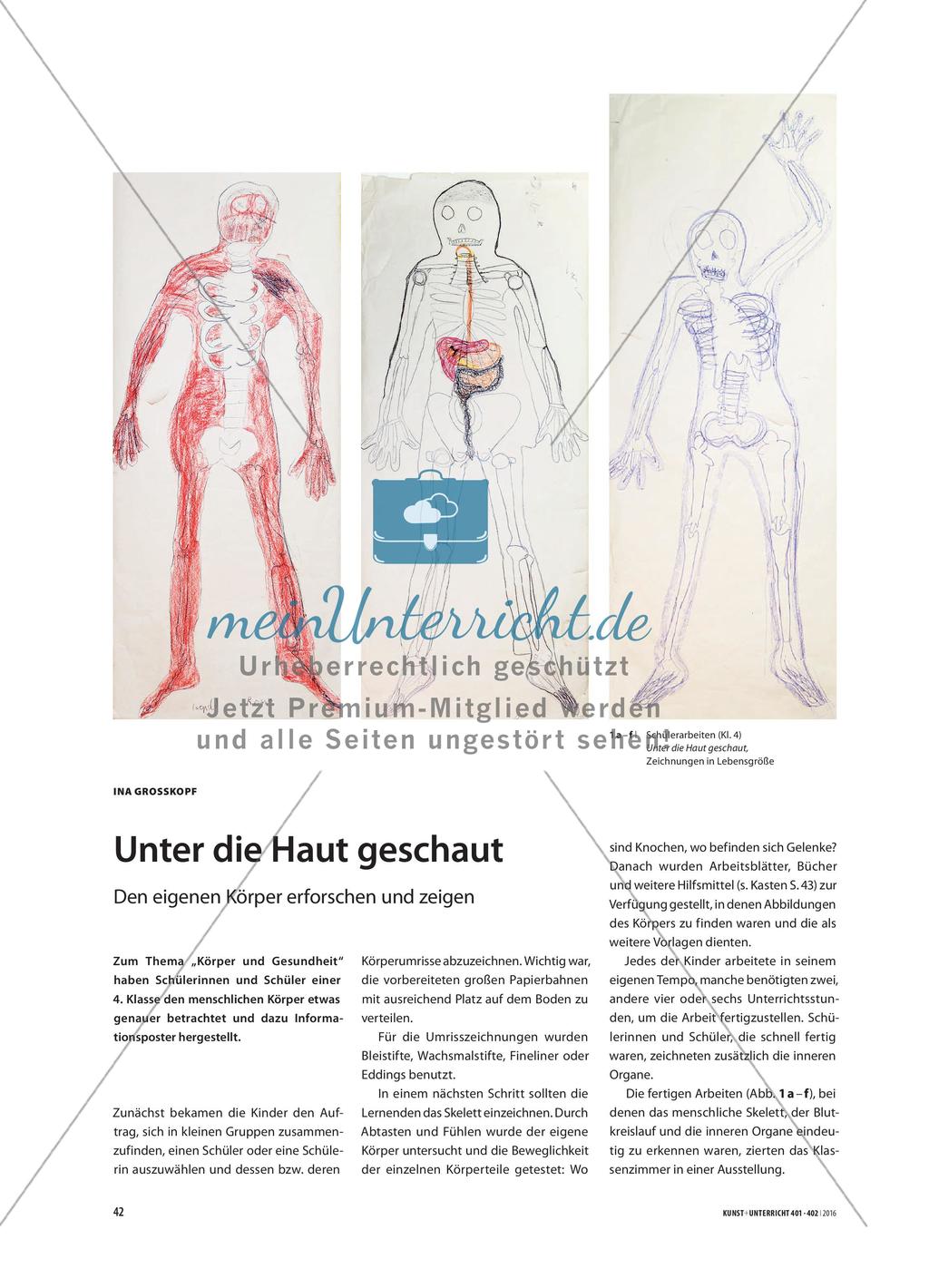 Unter die Haut geschaut - Den eigenen Körper erforschen und zeigen Preview 1