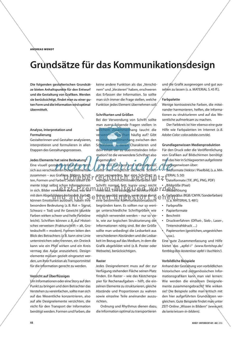 Grundsätze für das Kommunikationsdesign Preview 1