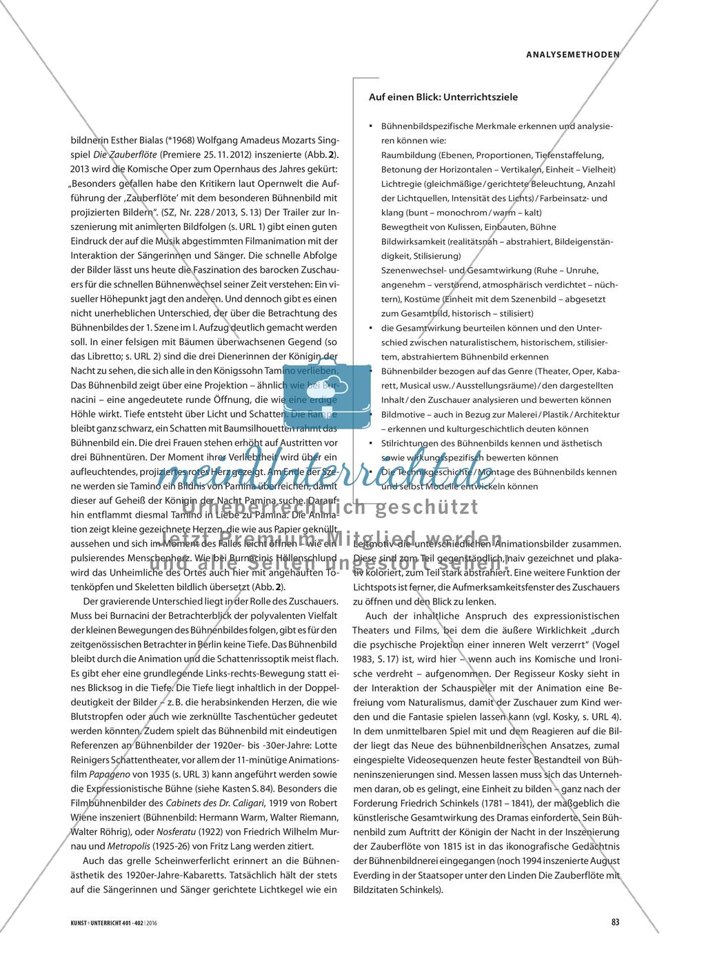 Bühnenbild - Analyse- und Interpretationsmodelle im Großraum Kunst Preview 4
