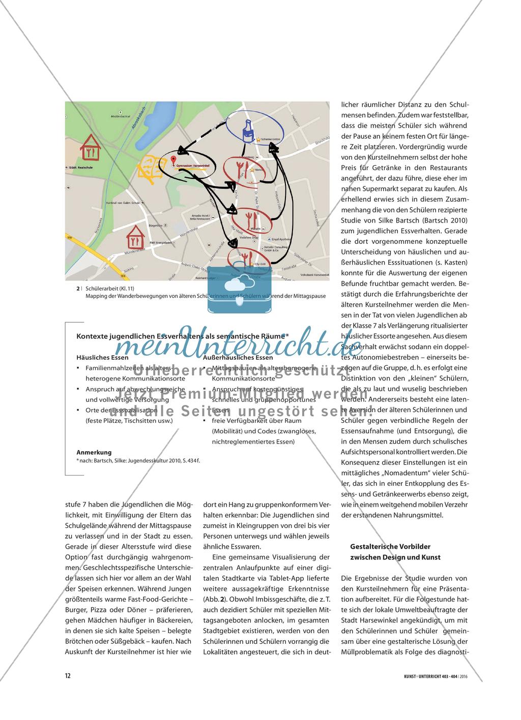 Jenseits des Tisches - Ästhetische Felderkundungen und gestalterische Interventionen zu Symptomen jugendlicher Esskulturen Preview 2