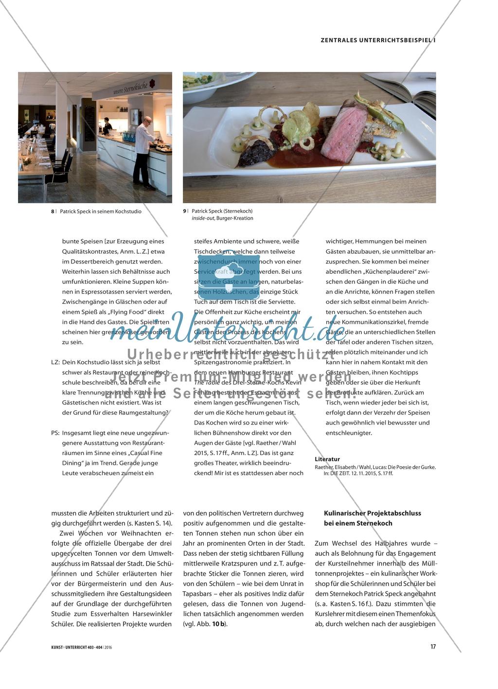 Jenseits des Tisches - Ästhetische Felderkundungen und gestalterische Interventionen zu Symptomen jugendlicher Esskulturen Preview 7