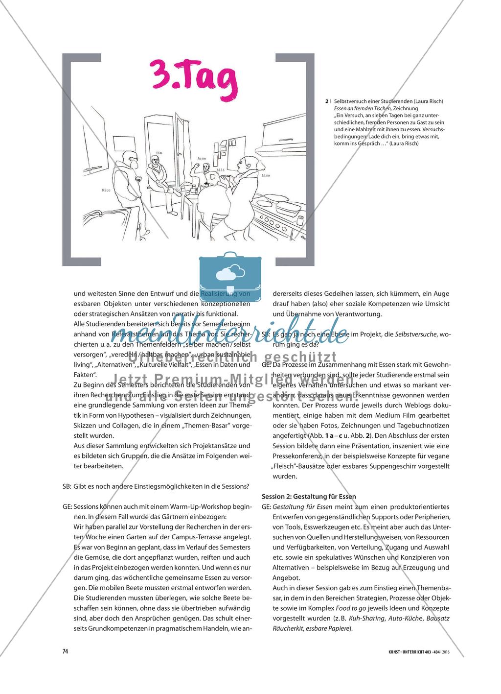 Selbstversuche und leichte Küchen - Über Gestaltungsstrategien rund um Tisch- und Esskultur sowie das Lehren und Lernen von Designprozessen Preview 2