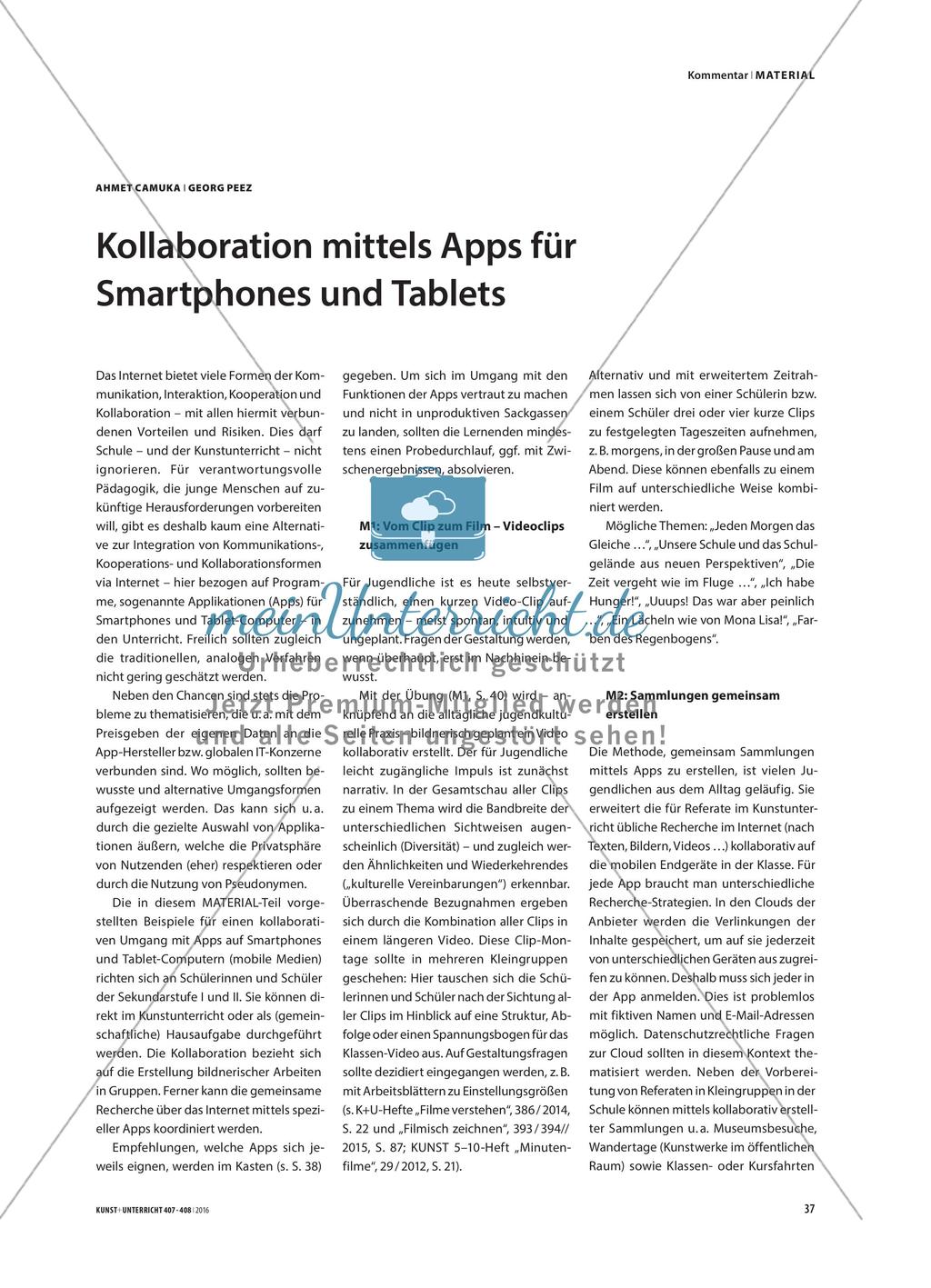 Kollaboration mittels Apps für Smartphones und Tablets Preview 1