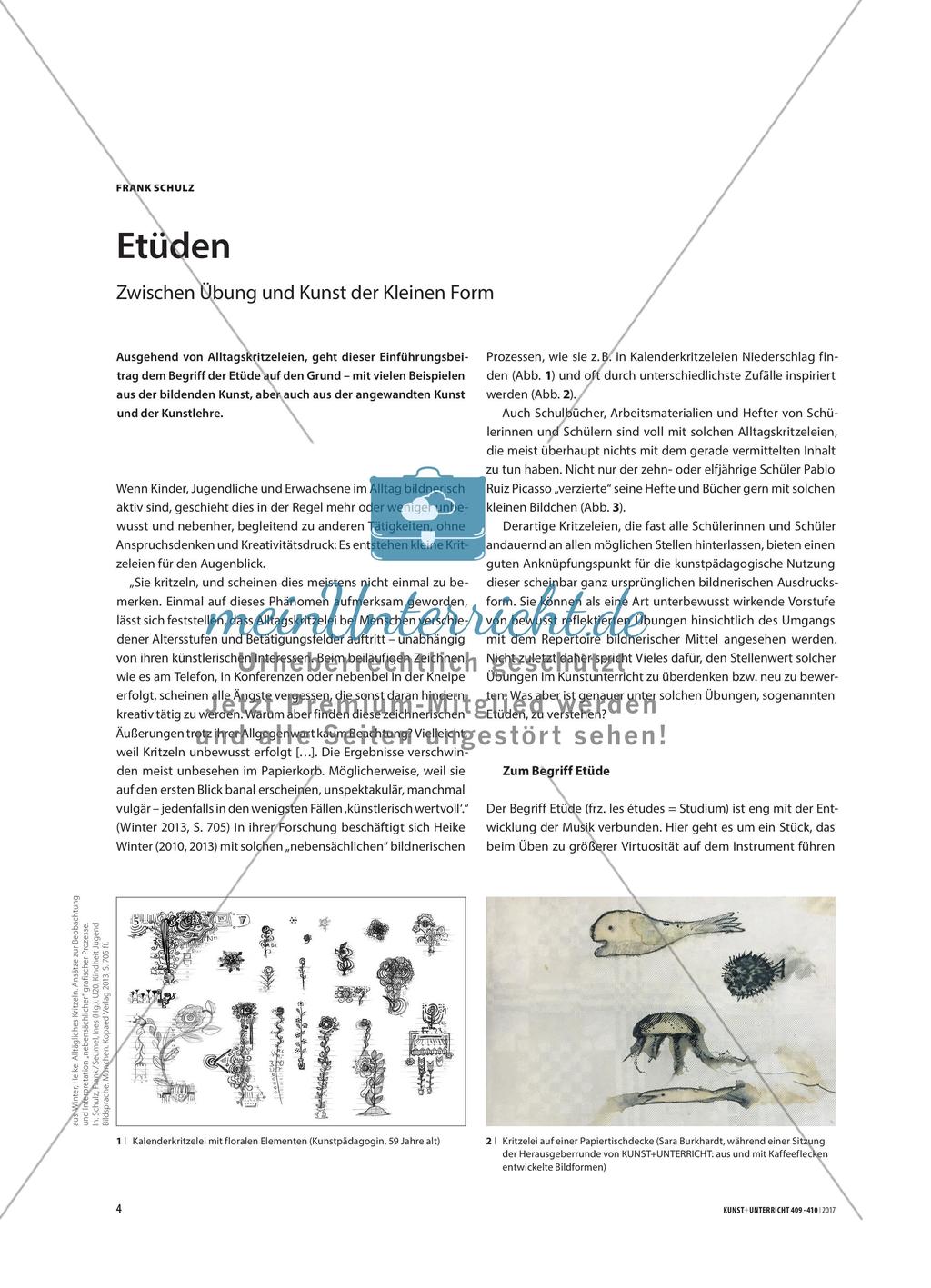 Etüden - Zwischen Übung und Kunst der Kleinen Form Preview 1
