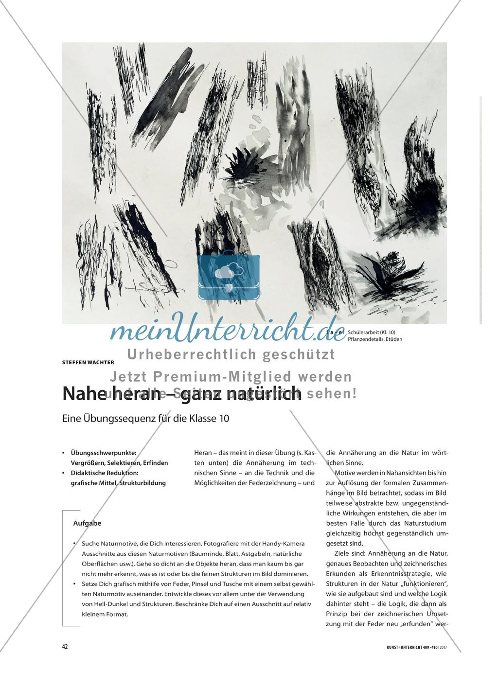 Nahe heran – ganz natürlich: Eine Übungssequenz für die Klasse 10 Preview 1