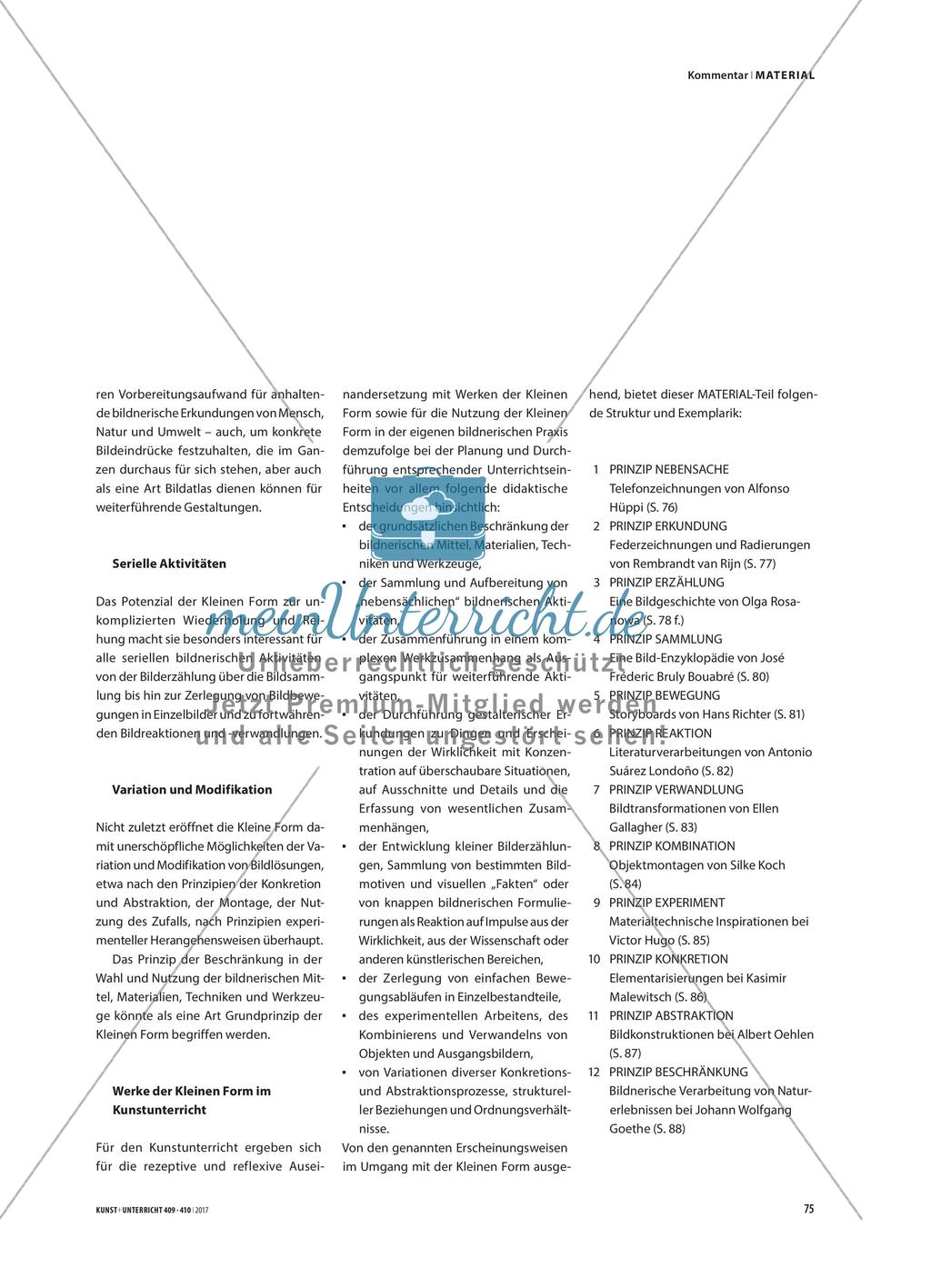 Werke der Kleinen Form Preview 2