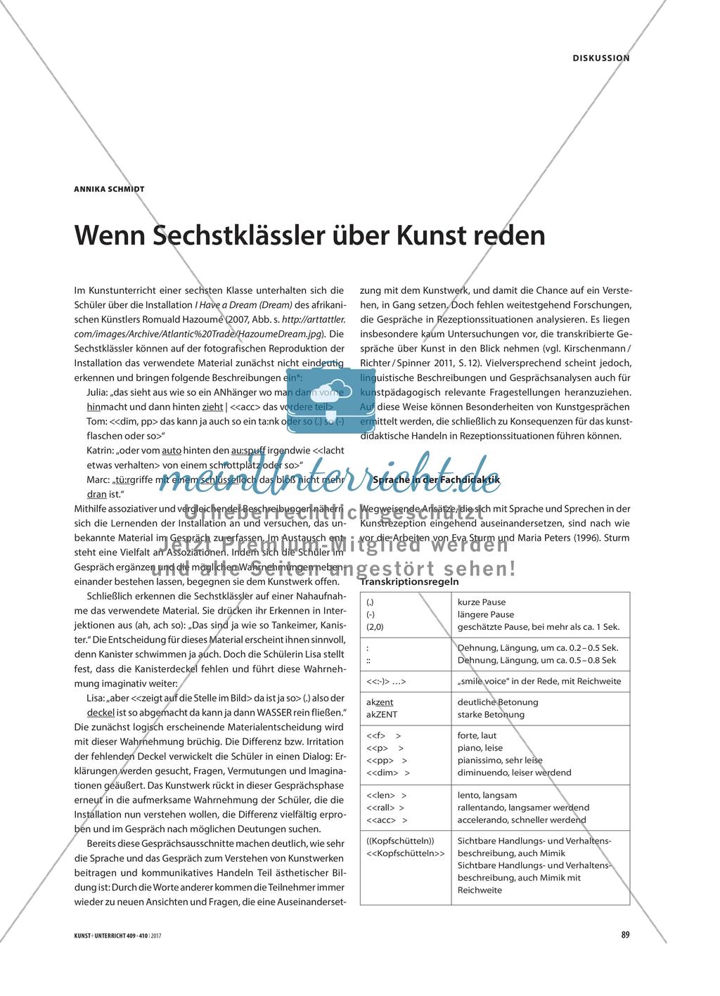 Wenn Sechstklässler über Kunst reden Preview 1