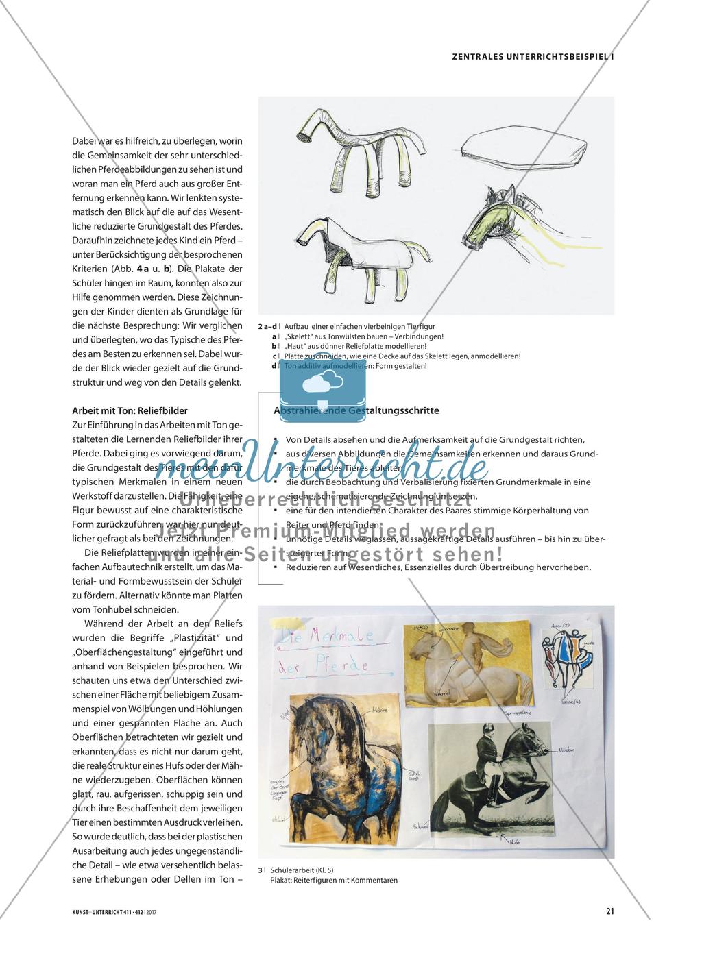 Pferde, Tassen, Emotionen - Von der figurativen Darstellung zur Abstraktion Preview 2