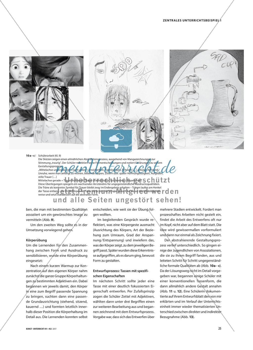 Pferde, Tassen, Emotionen - Von der figurativen Darstellung zur Abstraktion Preview 6