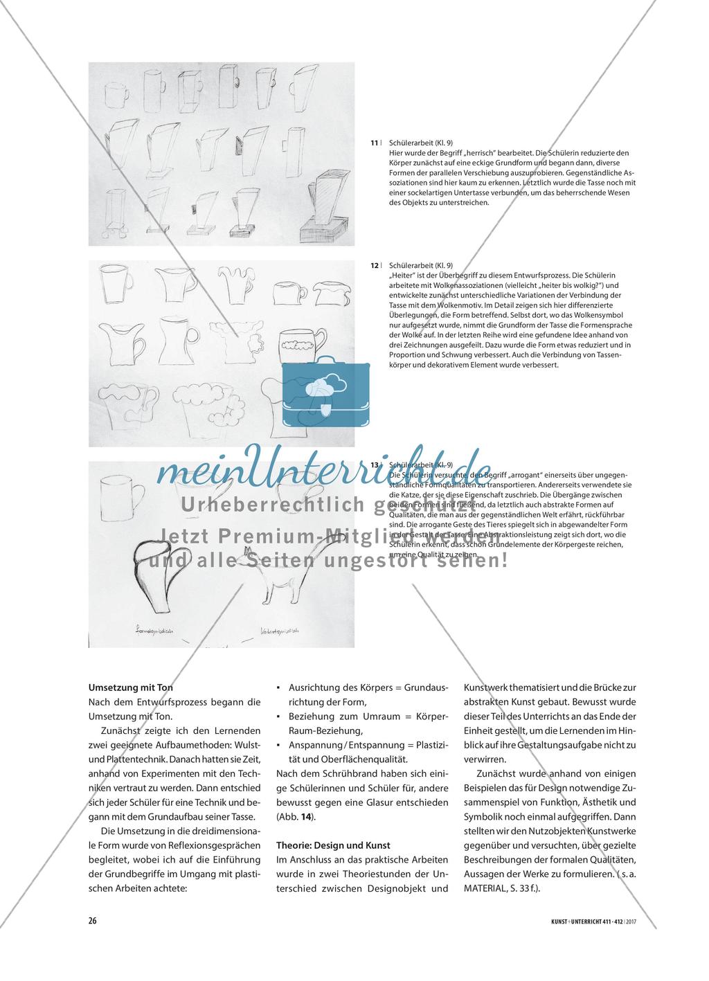 Pferde, Tassen, Emotionen - Von der figurativen Darstellung zur Abstraktion Preview 7