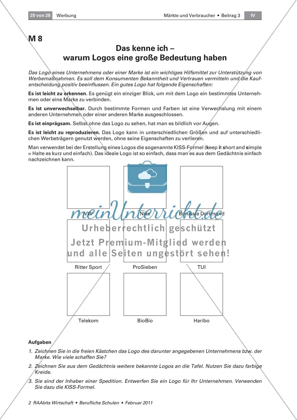 Werbung: Die Bedeutung von Logo und Slogan Preview 1