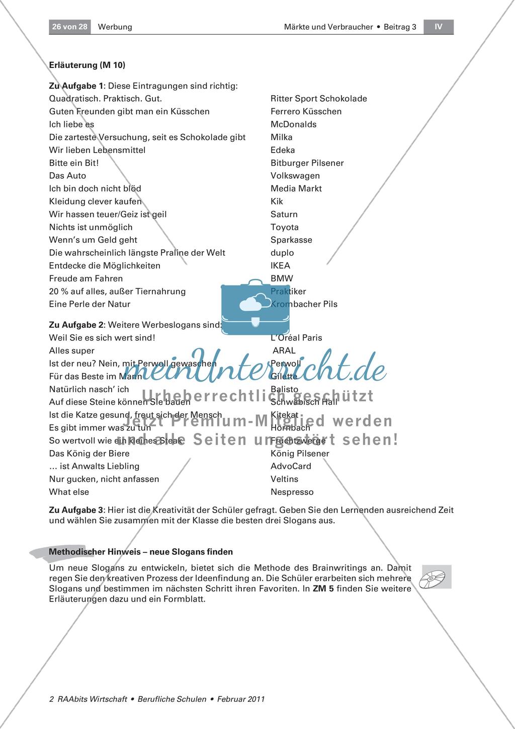 Werbung: Die Bedeutung von Logo und Slogan Preview 7