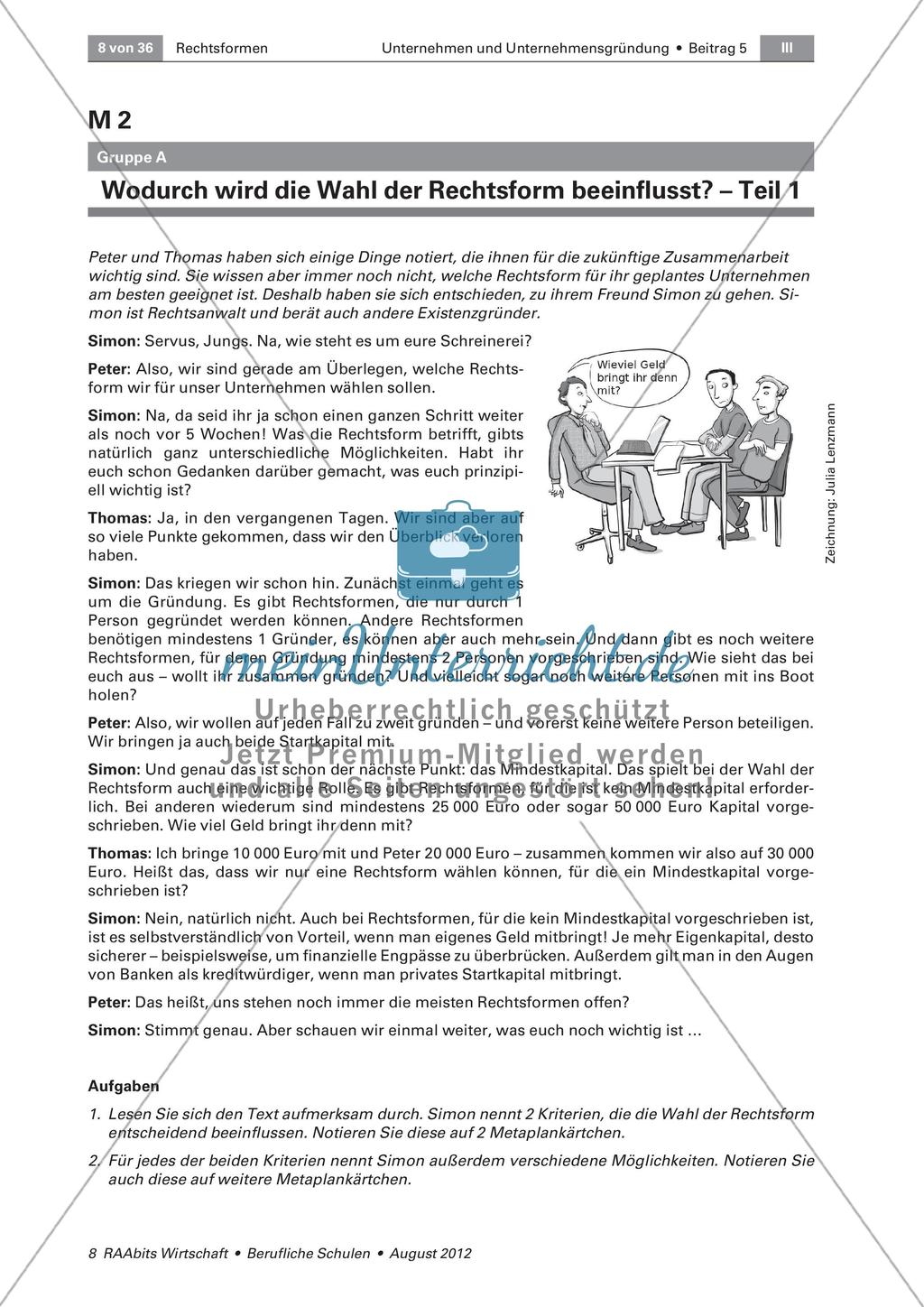 Die Wahl der Rechtsform Preview 3