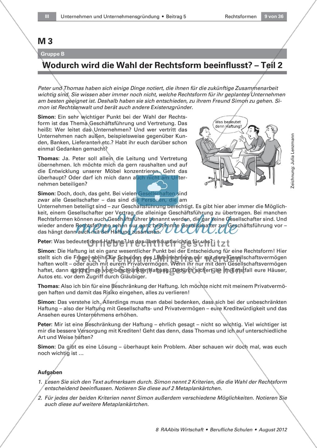 Die Wahl der Rechtsform Preview 4