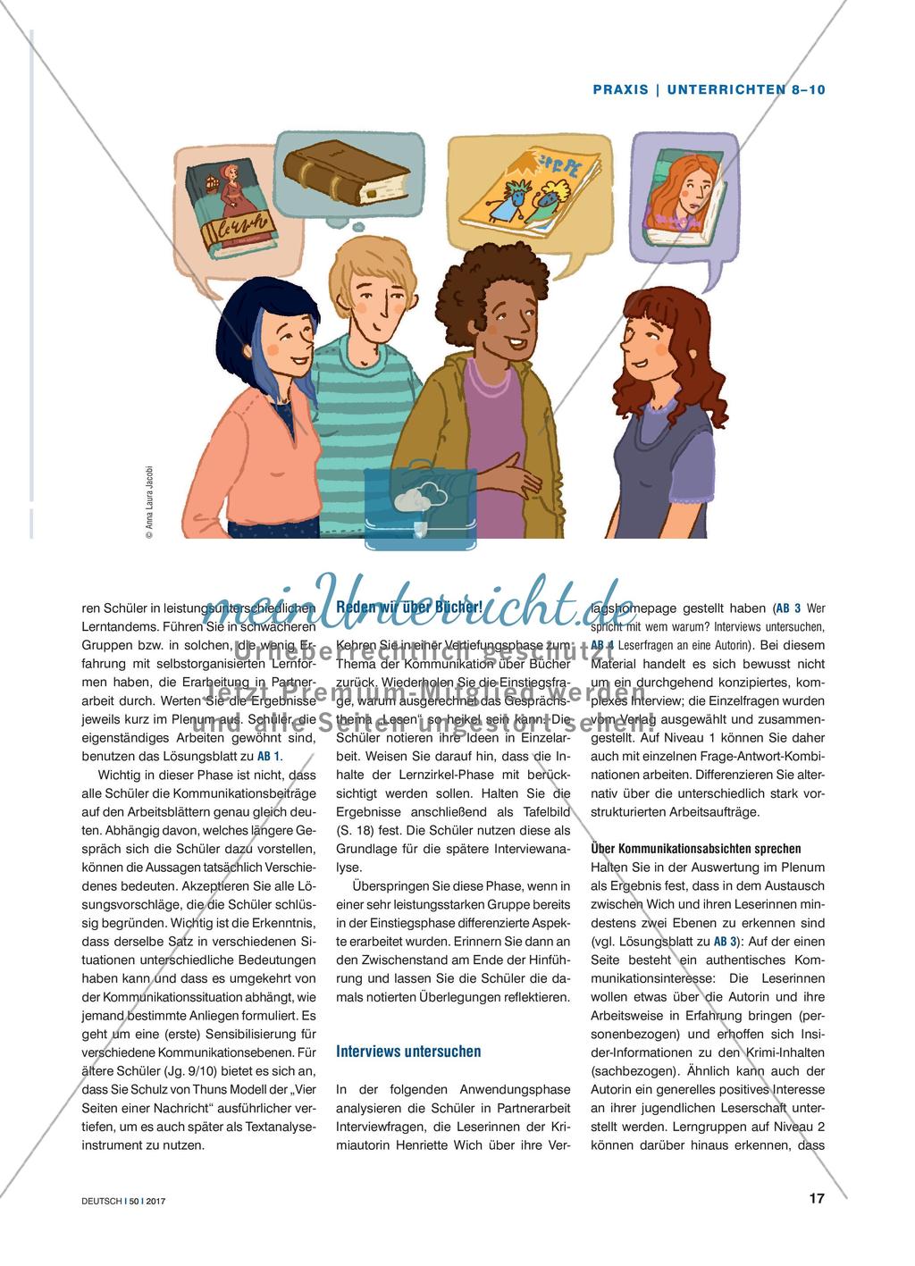 Warum wir über Bücher reden … - … und was wir dabei sagen. Interviews analysieren Preview 2
