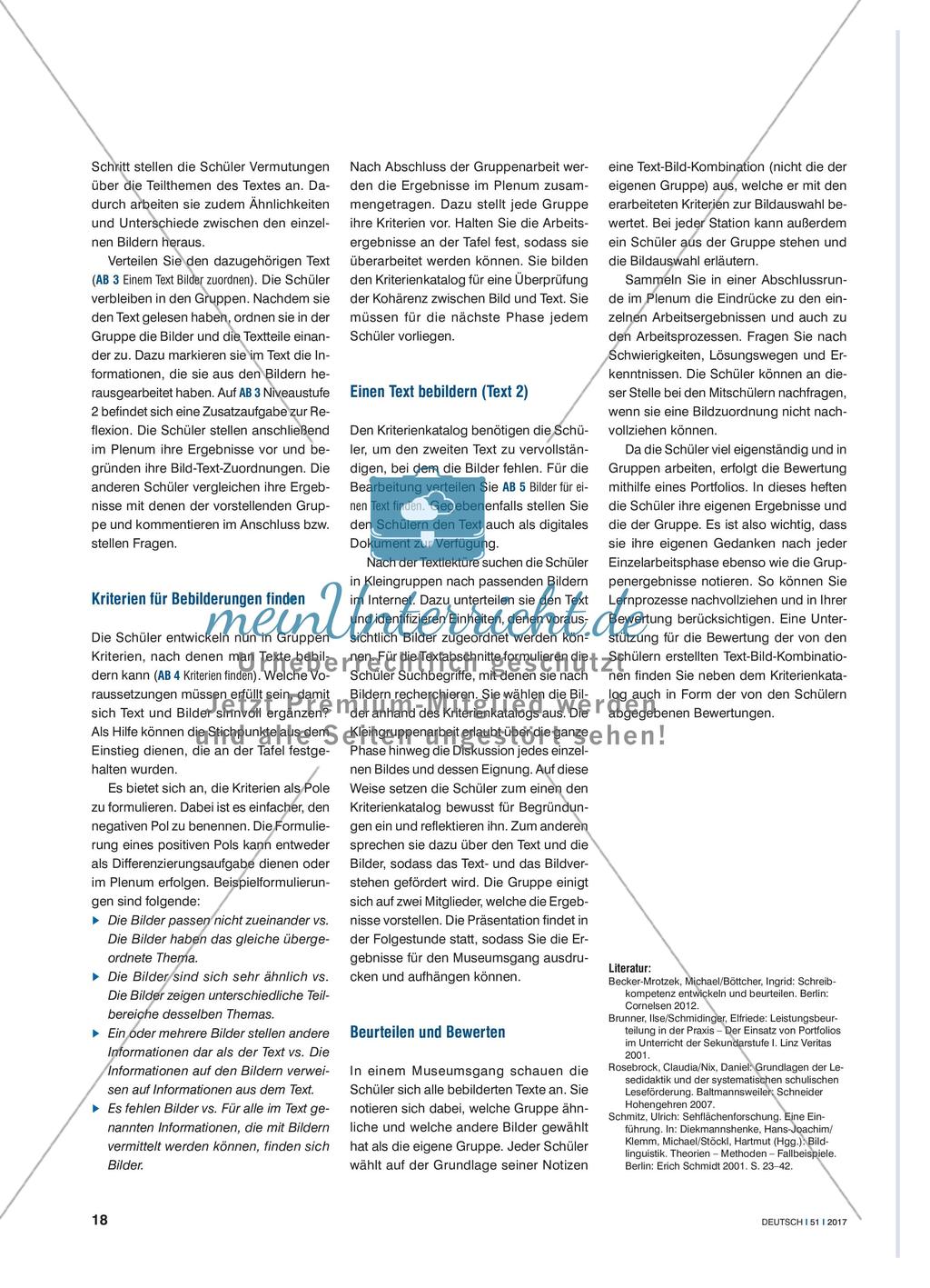 Wozu Bilder? - Text-Bild-Kombinationen verstehen und entwerfen Preview 3