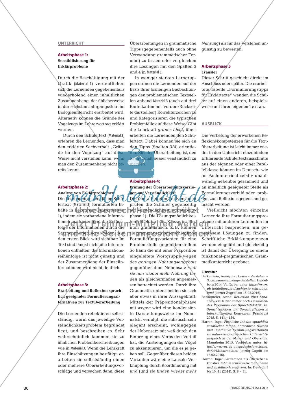 „Wie kann man das besser erklären?“ - Erklärungen in Sachtexten überarbeiten Preview 3