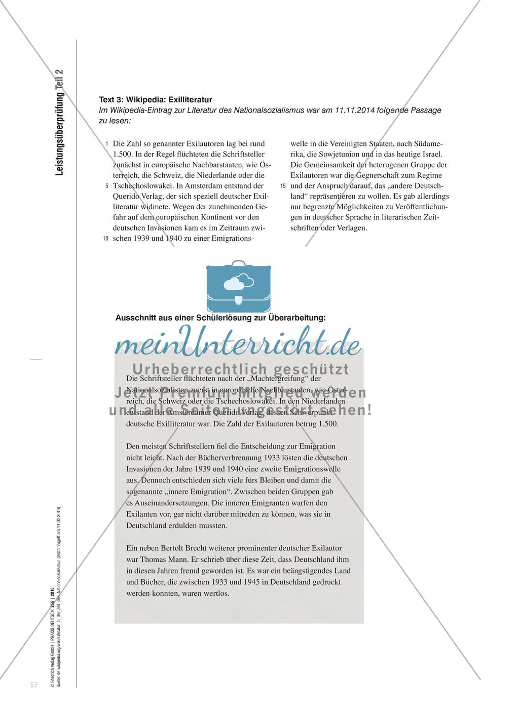 Möglichkeiten der Redewiedergabe bei Textinterpretationen - In Texten auf Texte und Materialien Bezug nehmen Preview 8