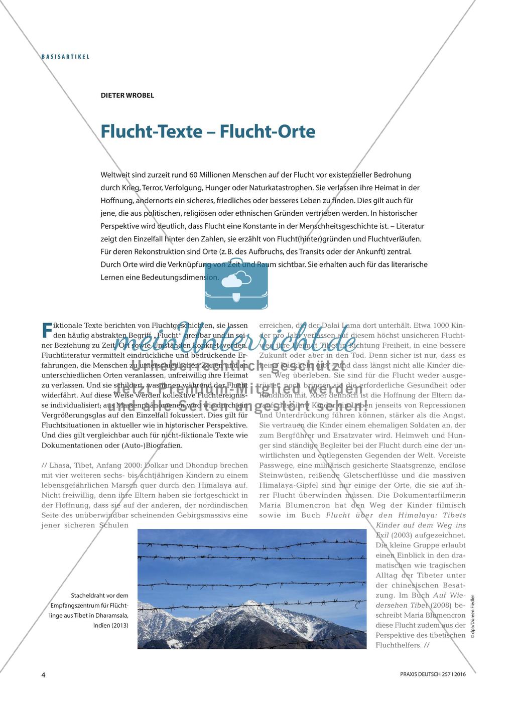Flucht-Texte – Flucht-Orte Preview 1