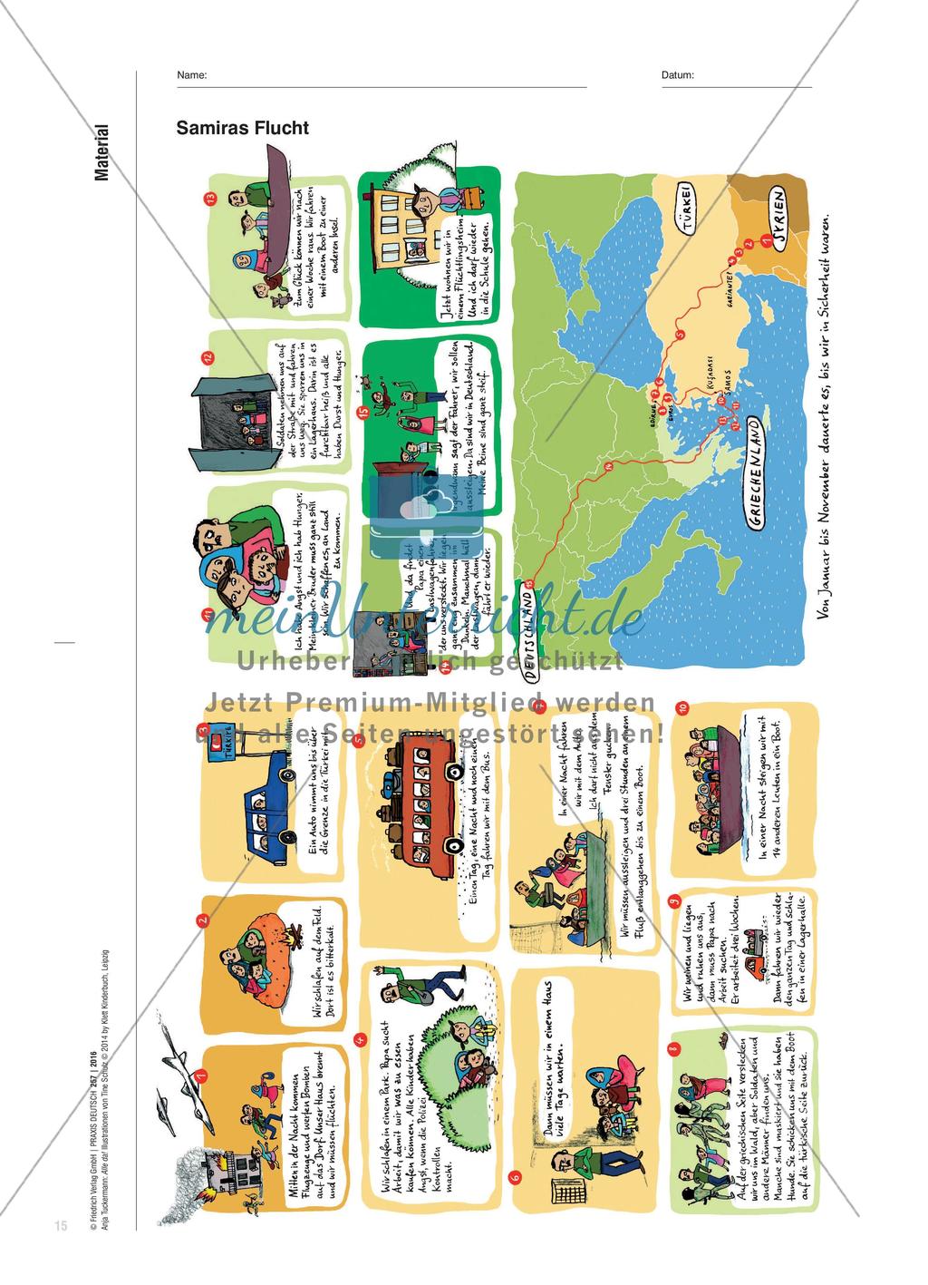 Flucht und Migration im Bilderbuch - Alle da! Unser kunterbuntes Leben von Anja Tuckermann und Tine Schulz kennenlernen Preview 2